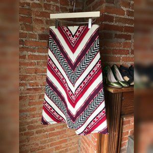 Zara Heavy Weight Pattern Woven Skirt